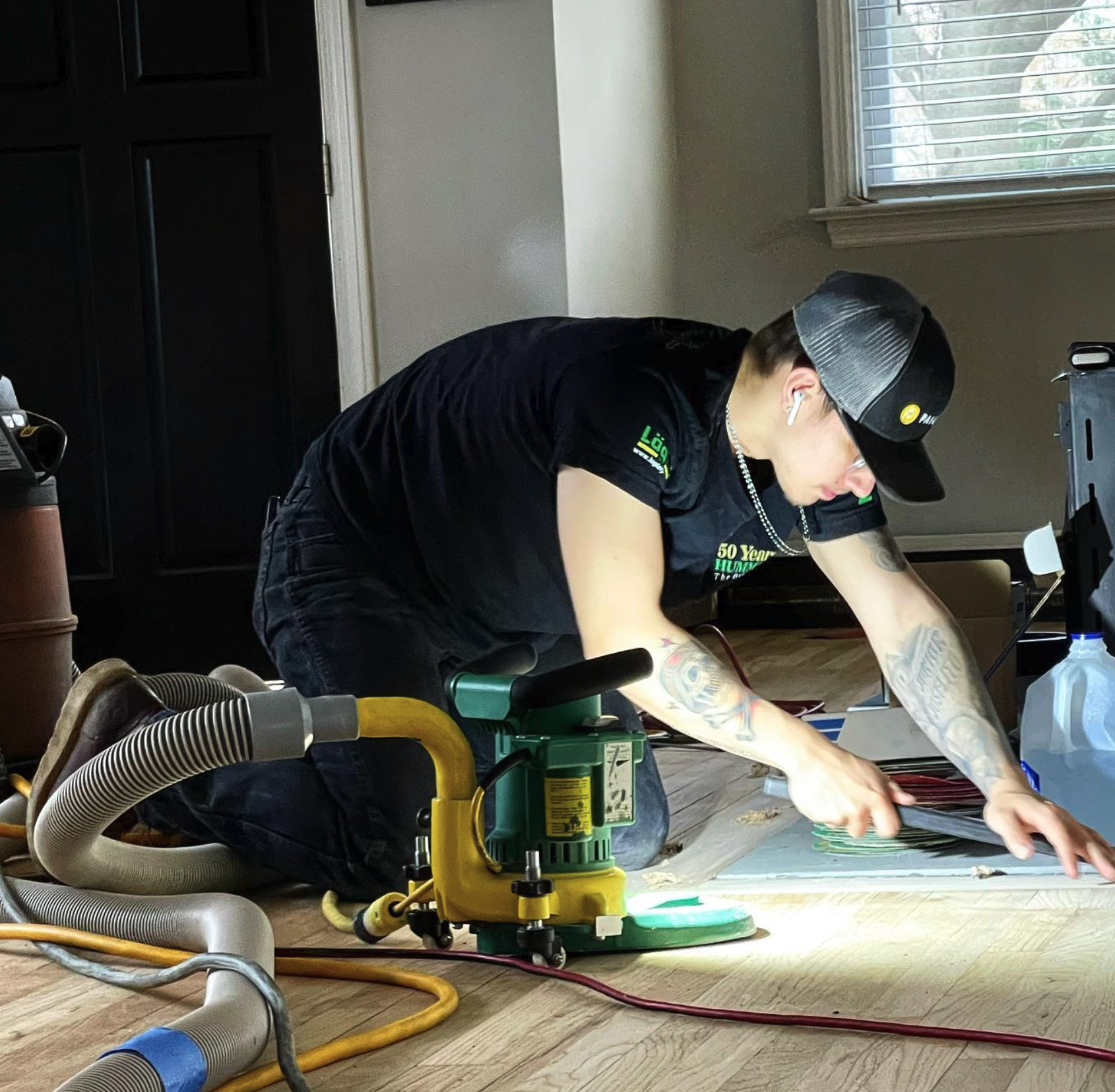 Professional hardwood floor installation